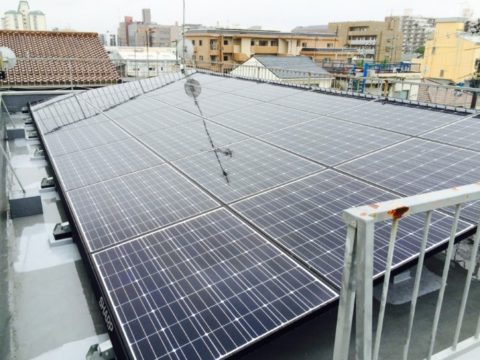 ソーラーパネル設置画像